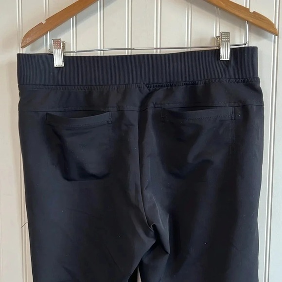 Athleta Lounge Pants Wide Leg Drawstring Black Comfy Casual Size Unknown - Picture 10 of 14